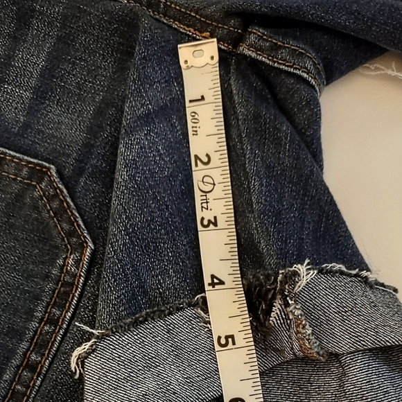 Gap Denim Cut Off Overalls  Small - Picture 12 of 14